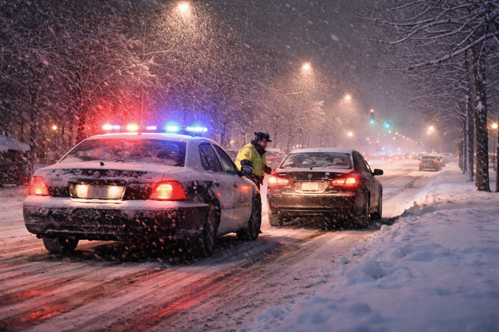 How Lake-Effect Snow Impacts Police Decisions During DWI Investigations in Buffalo