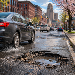 Can Potholes and Sudden Swerves Help Fight a Traffic Violation in Buffalo This Spring?
